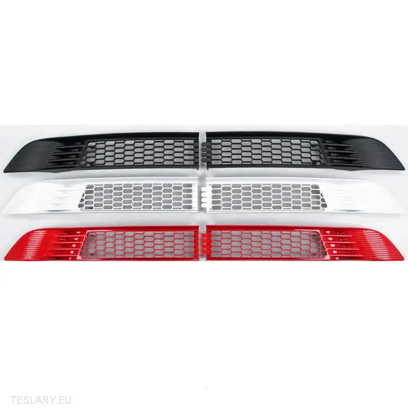 Tesla Model 3 Front Grill Mesh Inlet Vent - Red -TESLARY.IE Tesla Shop Europe