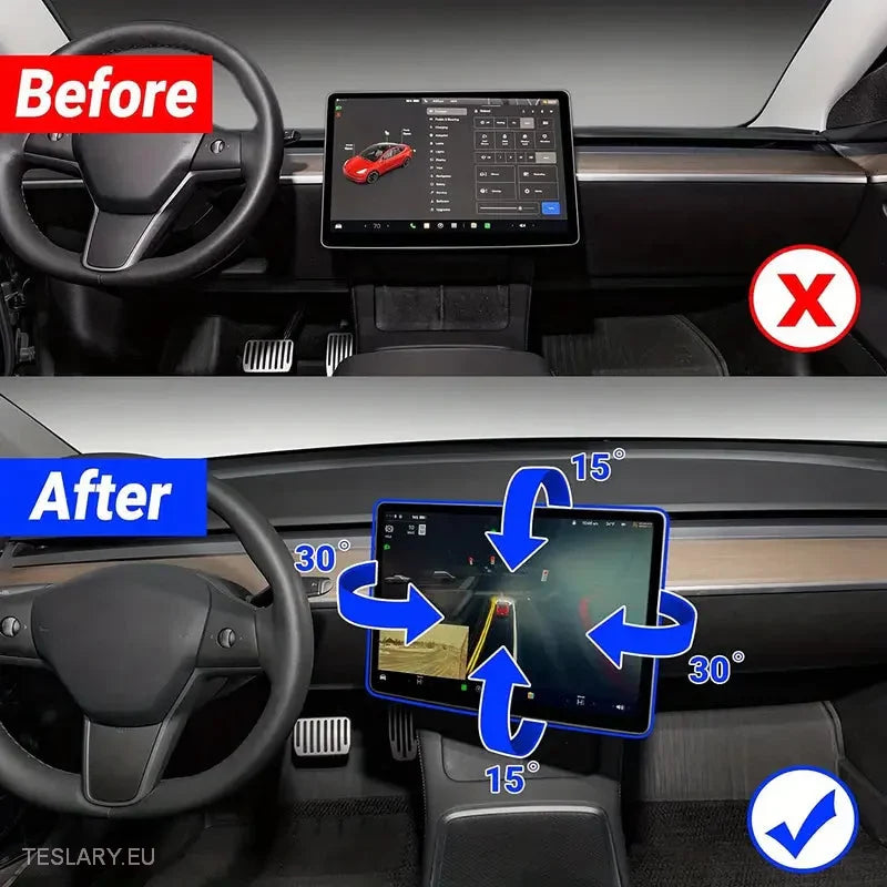 Tesla 3/Y Screen Swivel & Rotation Mounting Kit by S3XY -TESLARY.IE Tesla Shop Europe