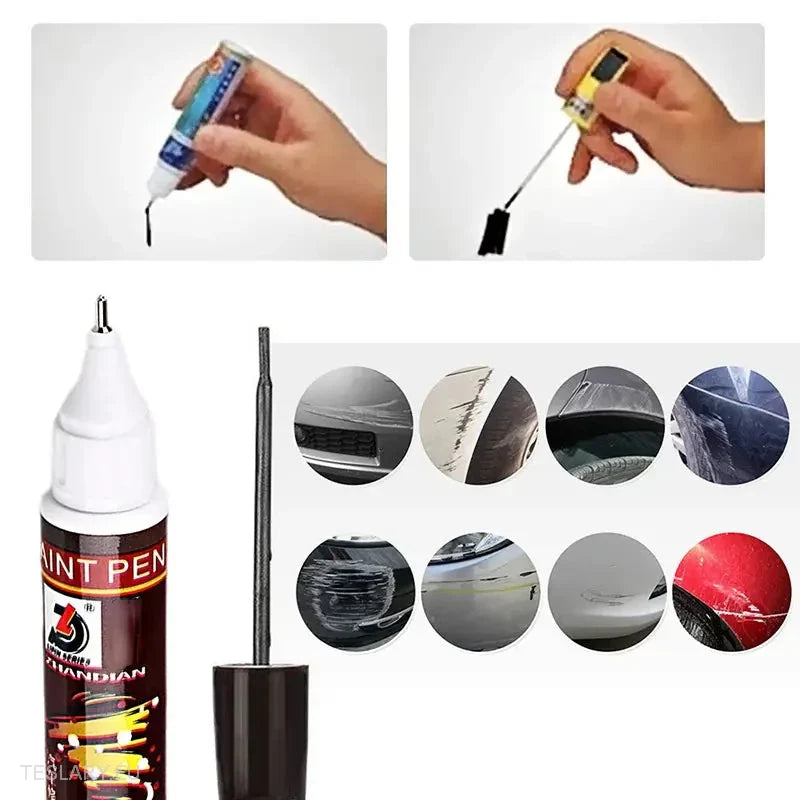 Car Touch Up Paint Pen with Brush -TESLARY.IE Tesla Shop Europe