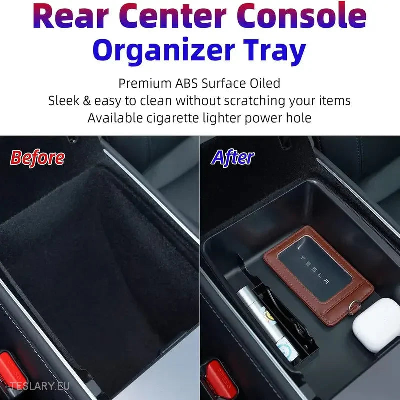 Tesla 3/Y Accessories 3 Piece Center Console Organiser Package -TESLARY.IE Tesla Shop Europe