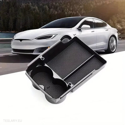 Tesla S/X 2016 - 2021 Central Console Storage Organiser - Tesla Shop Europe - TESLARY.IE Ireland - France boutique- Deutschland Geschäft- España comercio - Nederland winkel- TESLARY.IE