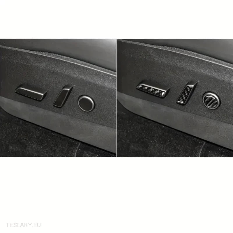 Tesla Model 3 / Y Seat Control Button Protective Covers -TESLARY.IE Tesla Shop Europe