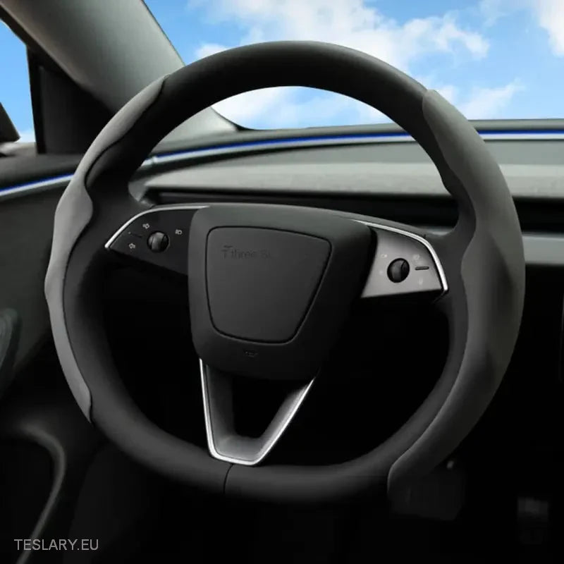 Tesla Model 3 Highland Steering Wheel Cover - Tesla Shop Europe - TESLARY.IE Ireland - France boutique- Deutschland Geschäft- España comercio - Nederland winkel- TESLARY.IE