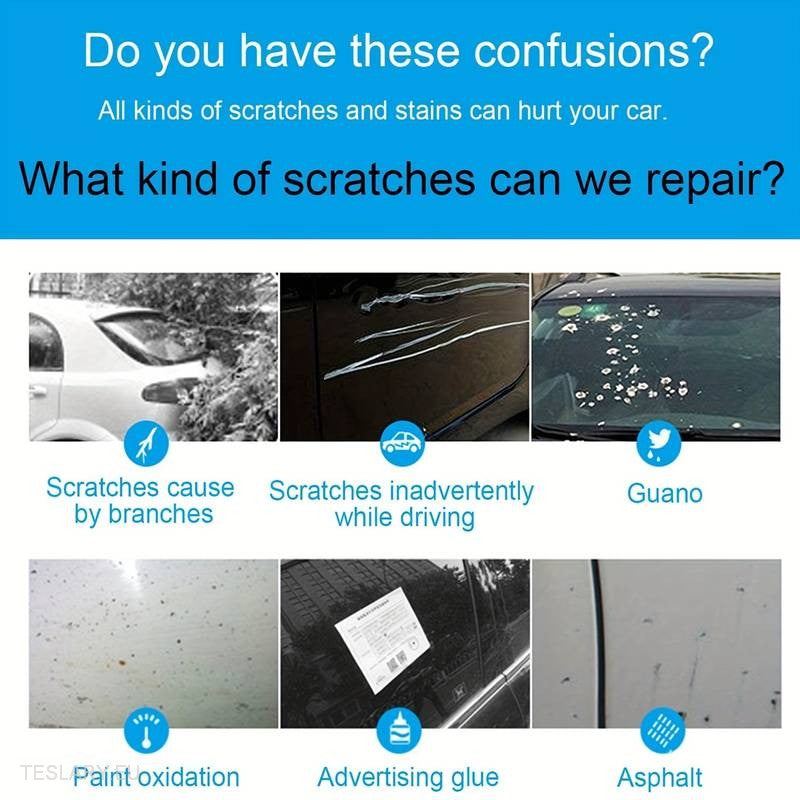 Nano Technology Scratch Repair Cloth -TESLARY.IE Tesla Shop Europe