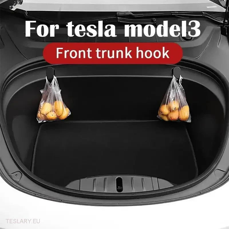 Tesla Model 3 Frunk Hooks