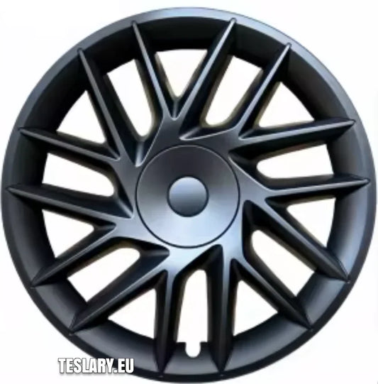 18" Tesla Model 3+ Highland Full Rim Matte Black Wheel Covers