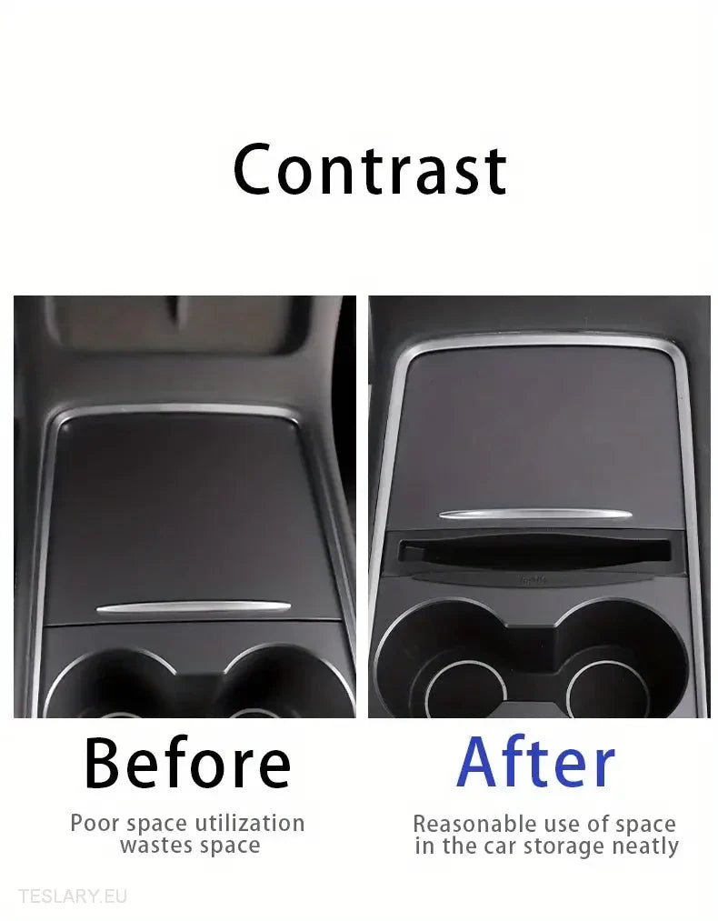 Centre Console Organiser & Phone Holder for Tesla  Model 3 / Y -TESLARY.IE Tesla Shop Europe