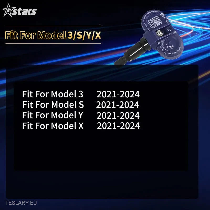 Tyre Pressure TPMS Sensors for Tesla 3 Y S X 2021 to 2024 - Tesla Shop Europe - TESLARY.IE Ireland - France boutique- Deutschland Geschäft- España comercio - Nederland winkel- TESLARY.IE