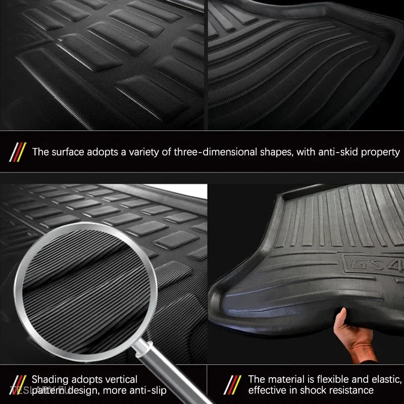 Tesla Model 3 2019-2023 EVA Rear Trunk Mat -TESLARY.IE Tesla Shop Europe