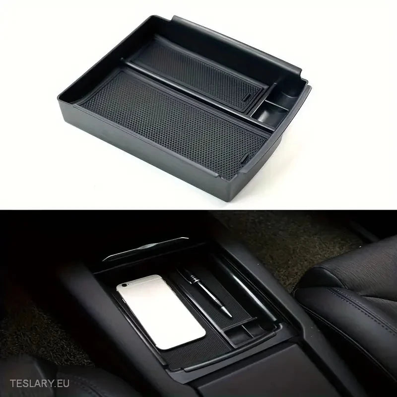 Tesla Model S / X 2016 - 2020 Central Console Storage Organiser - Tesla Shop Europe - TESLARY.IE Ireland - France boutique- Deutschland Geschäft- España comercio - Nederland winkel- TESLARY.IE