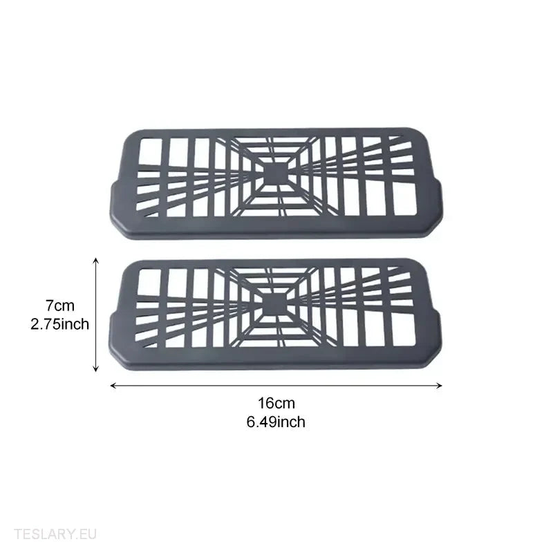 Tesla 3 Highland Under Seat Air Outlet Cover Plaid Style ( 2 Pieces ) -TESLARY.IE Tesla Shop Europe