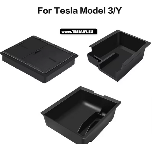 Tesla Model 3 / Y Accessories 4 Piece Kit Centre Console Organizer + Camera Privacy Cover