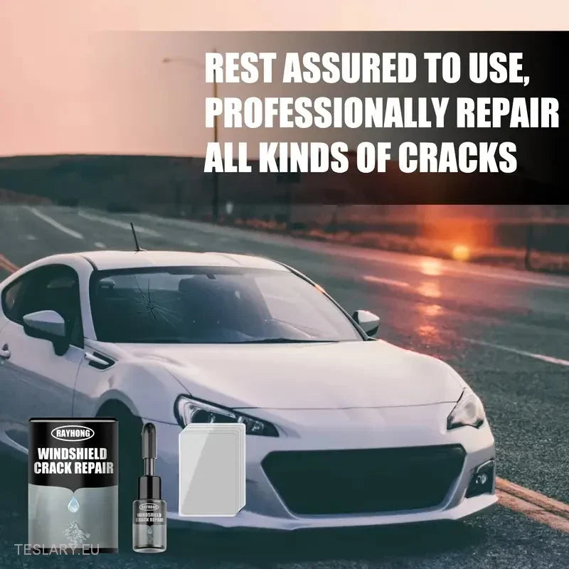 Automotive Windscreen Glass Crack Repair Kit 20ml -TESLARY.IE Tesla Shop Europe