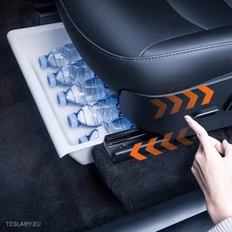 Seat Tray Organisers for Tesla Y - White or Black -TESLARY.IE Tesla Shop Europe