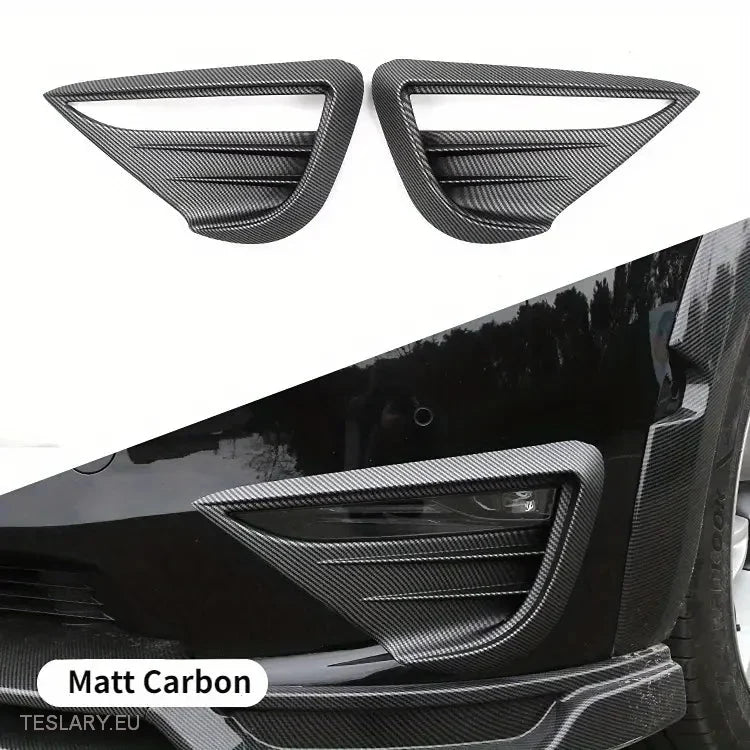 Tesla Y Front Fog Lights Spoiler ( PAIR ) - Tesla Shop Europe - TESLARY.IE Ireland - France boutique- Deutschland Geschäft- España comercio - Nederland winkel- TESLARY.IE