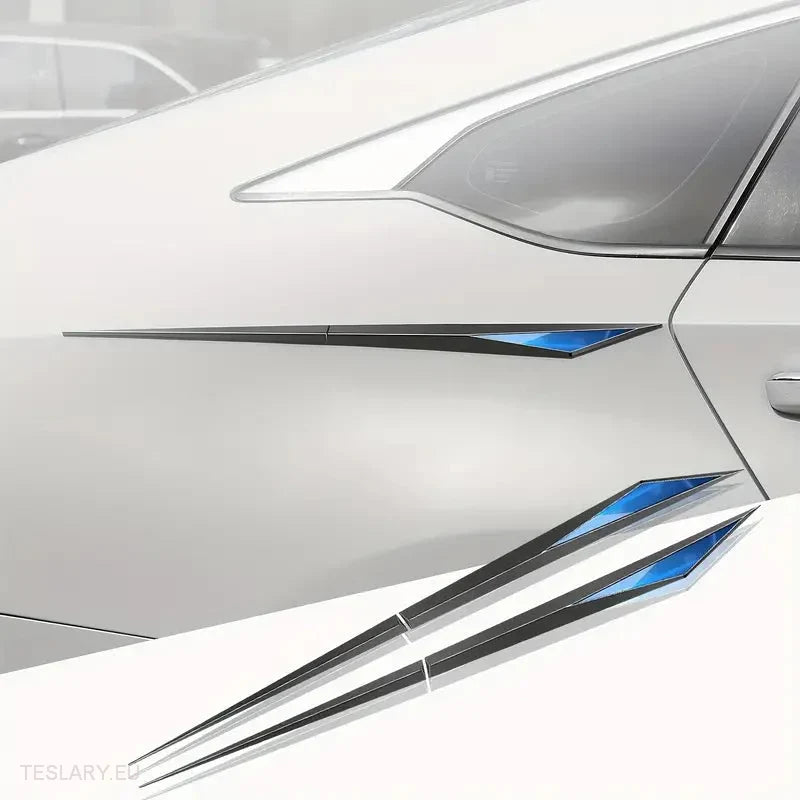 Chrome Plated Trim Accents for Side or Bonnet -TESLARY.IE Tesla Shop Europe