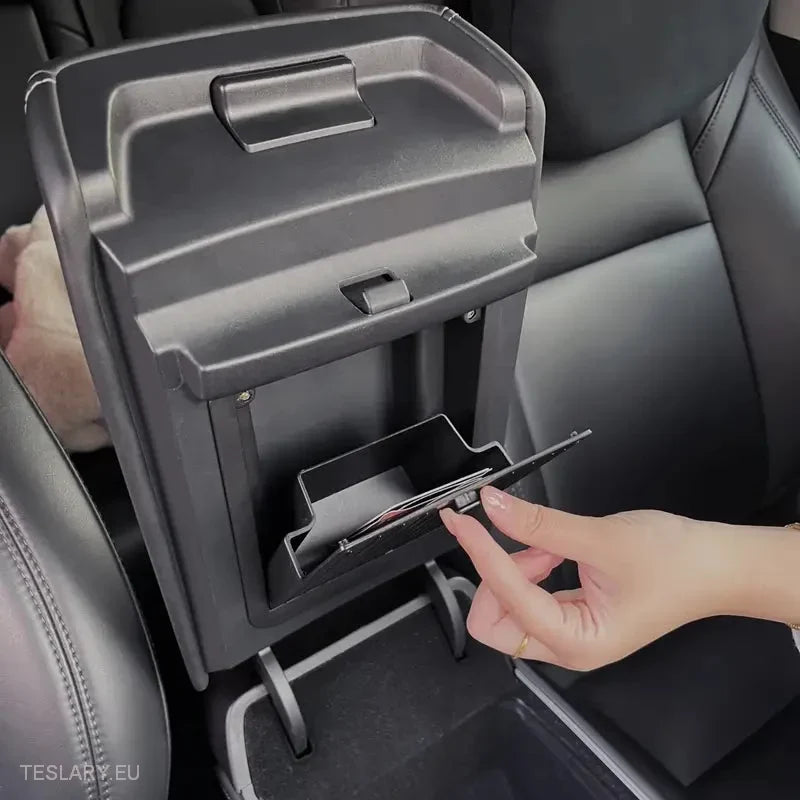 Tesla 3/Y Armrest Hidden Storage -TESLARY.IE Tesla Shop Europe