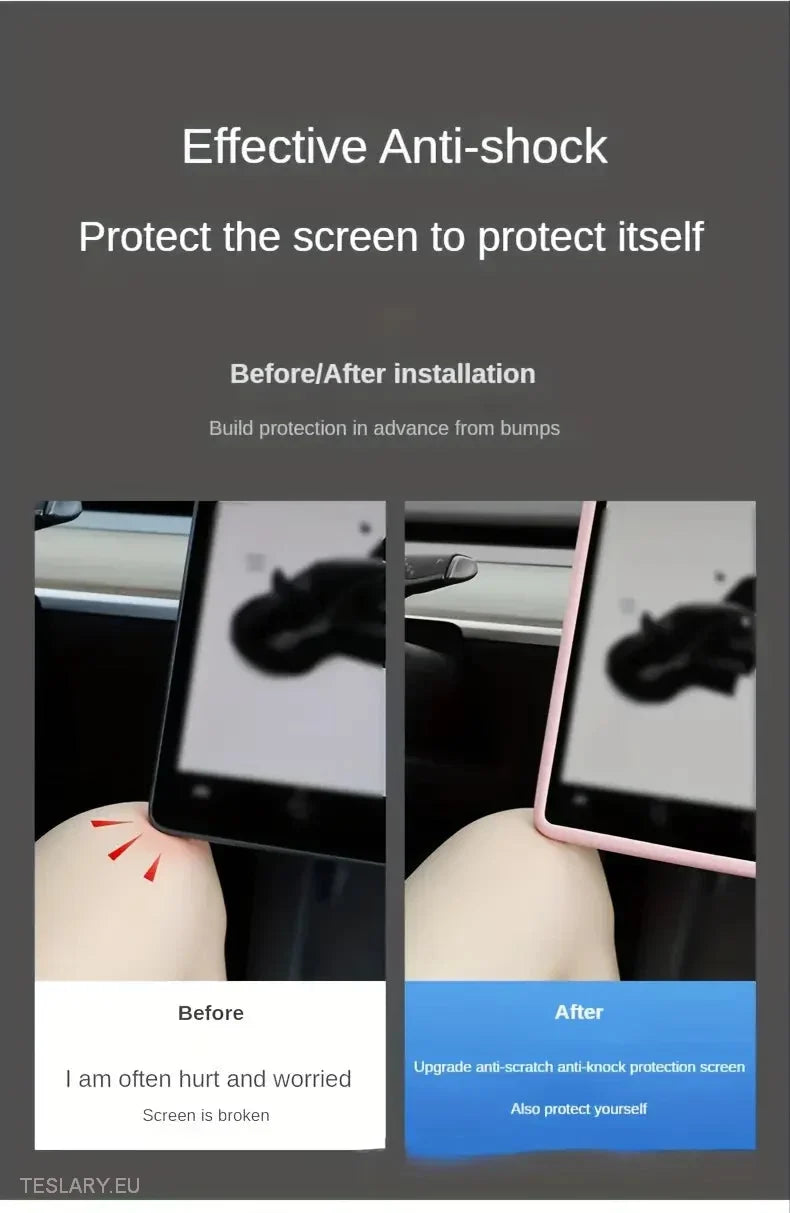 Tesla 3/Y Central Screen Silicon Edge Protector -TESLARY.IE Tesla Shop Europe