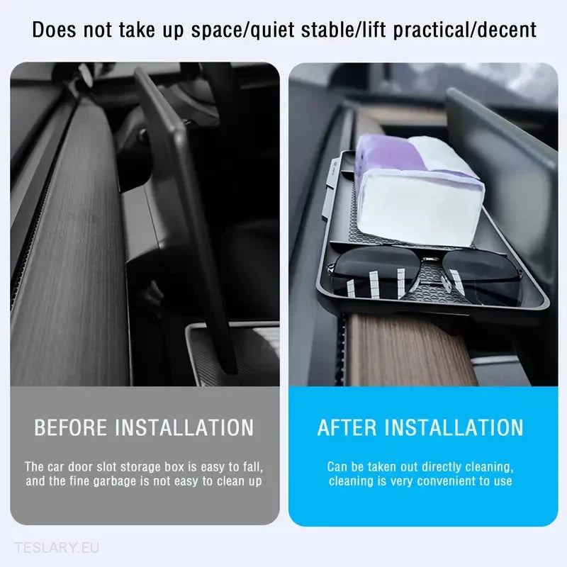 Premium Centre Console Organiser for Tesla 3/Y -TESLARY.IE Tesla Shop Europe