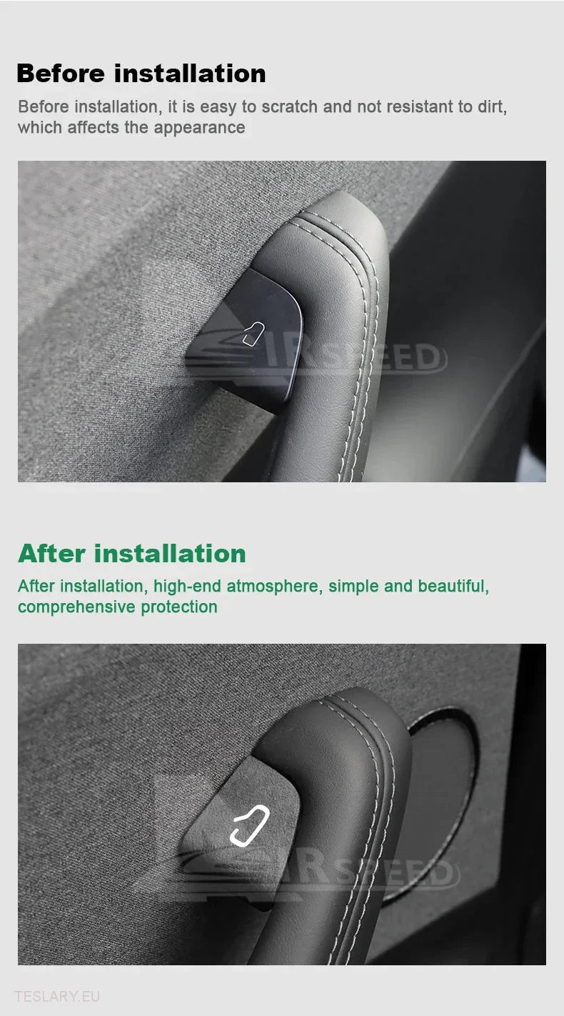 Tesla Model 3 Highland Italian Alcantara Suede Button Covers