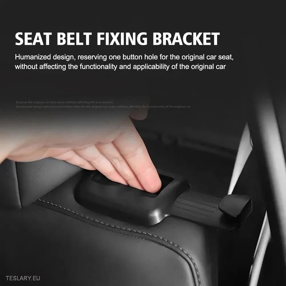 Tesla Y Rear Seat Belt Bracket ( 2 Pieces ) - Tesla Shop Europe - TESLARY.IE Ireland - France boutique- Deutschland Geschäft- España comercio - Nederland winkel- TESLARY.IE