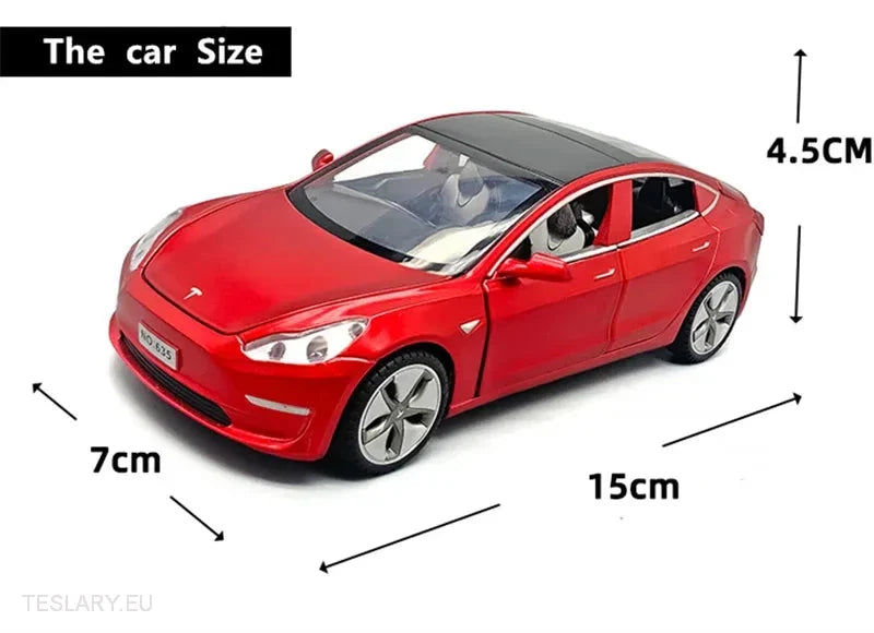 Tesla Model 3  1:32 Unofficial Version ( Black ) -TESLARY.IE Tesla Shop Europe