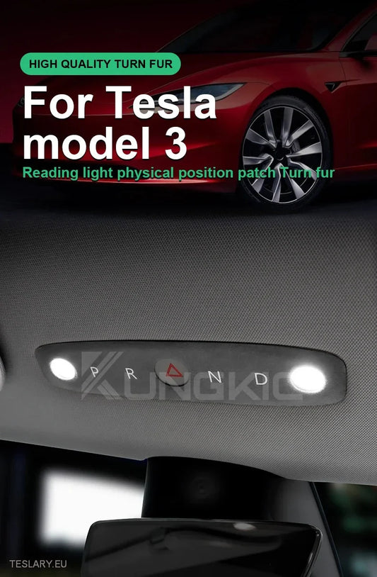 Dome / Map Light Cover for Tesla 3 Highland -TESLARY.IE Tesla Shop Europe