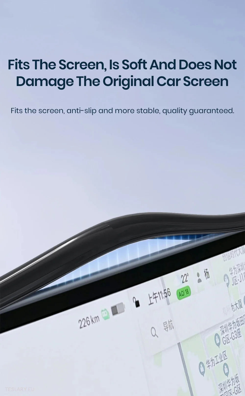 Tesla Y Centre Screen Protective Cover - Plastic Frame - Tesla Shop Europe - TESLARY.IE Ireland - France boutique- Deutschland Geschäft- España comercio - Nederland winkel- TESLARY.IE