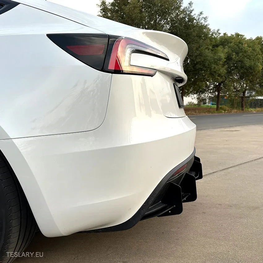 Tesla 3 Highland Rear Bumper Diffuser Body Kit -TESLARY.IE Tesla Shop Europe