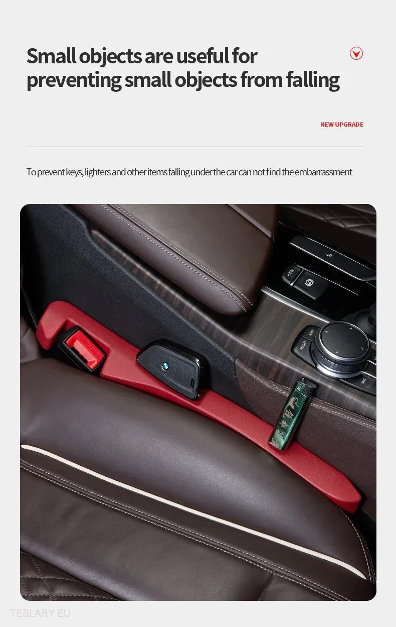 Seat Gap Filler for Tesla Model 3 , Y & S with Logo -TESLARY.IE Tesla Shop Europe