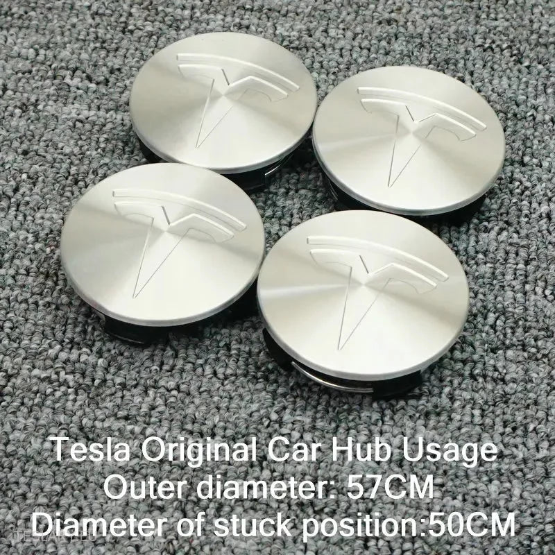 56mm Wheel Centre Caps with Logo for Tesla 3 , Y , S and X -TESLARY.IE Tesla Shop Europe