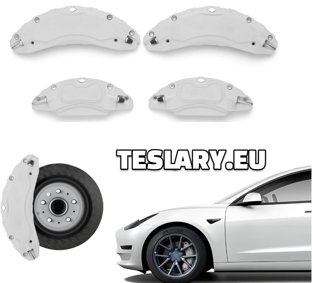 Tesla Model 3 / 3+ / Y Aluminium Brake Caliper Covers ( Set of 4 Pieces )