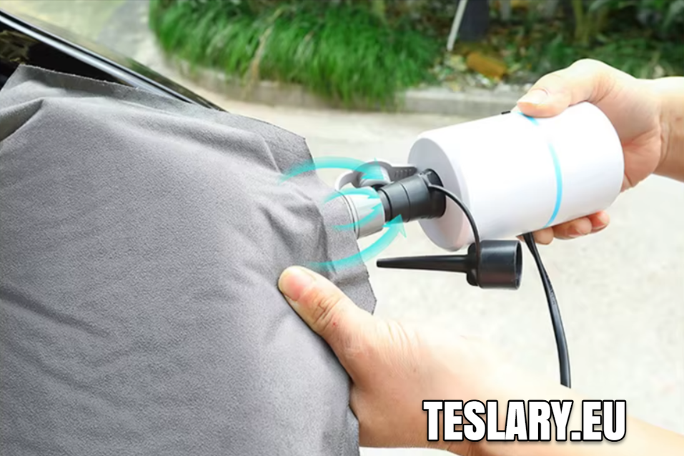 Tesla Model 3 Camping Mattress Inflatable with Air Pump