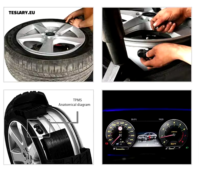 Tyre Pressure TPMS Sensors for Tesla 3  S X 2016 - 2021