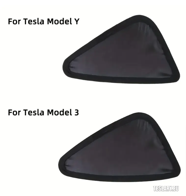 Triangular Rear Windows Shade For Enhanced Privacy Tesla Model 3 / Y