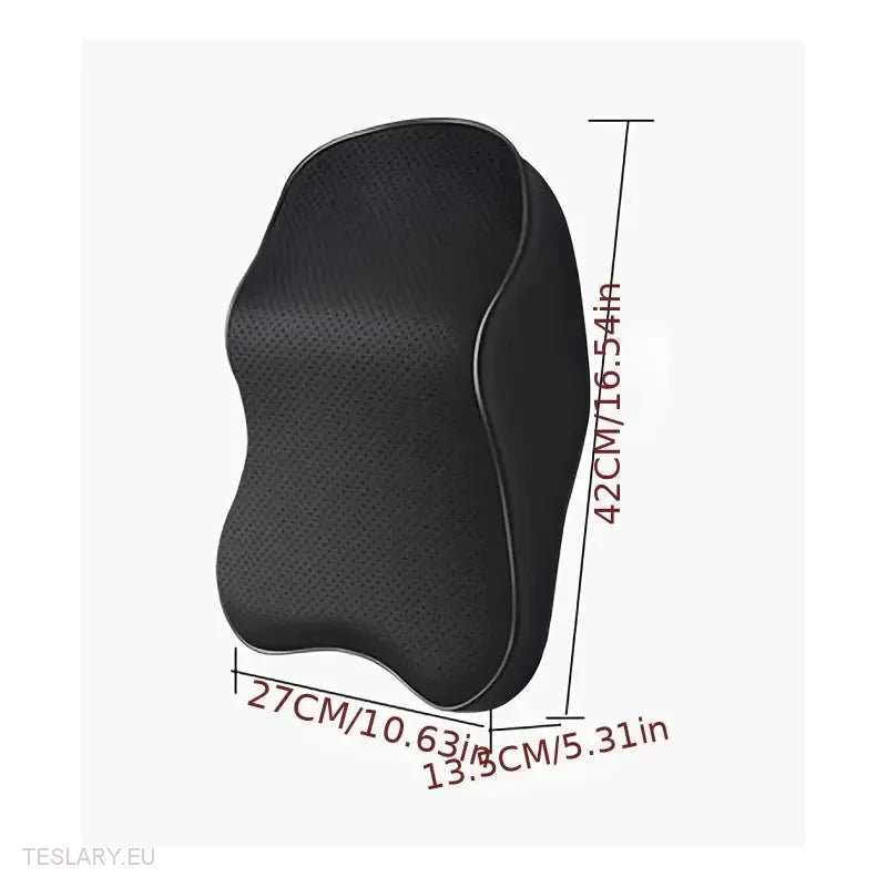 Extra Large PU Leather Headrest Pillow Suitable for Tesla Model 3 / Y -TESLARY.IE Tesla Shop Europe