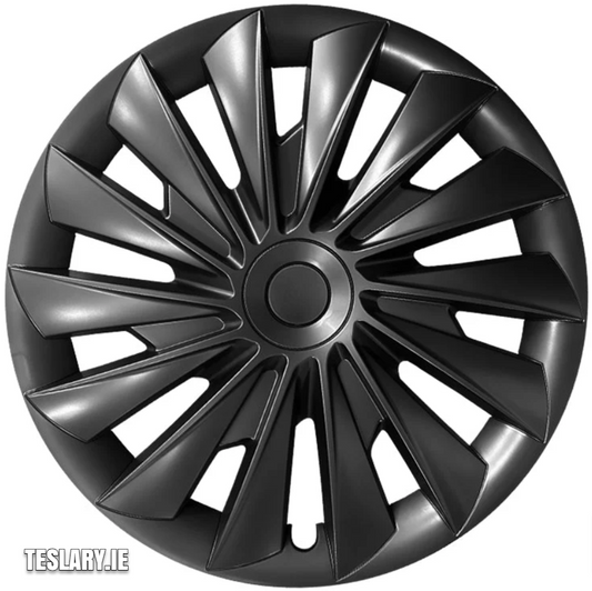 Tesla Model 3+ Highland 18"  Blade Style Wheel Covers - Matte Black