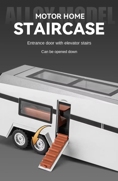 TESLA Cybertruck, Camping RVs,and Off-Road Vehicle 1:32 Scale Model