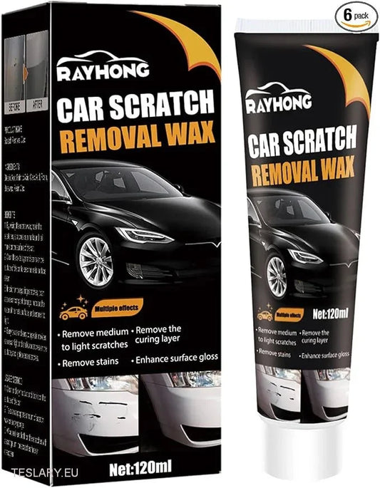 Car Scratch Removal Wax 120ml with Sponge -TESLARY.IE Tesla Shop Europe