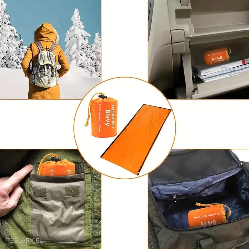 Emergency Sleeping Bag - Outdoor Survival -TESLARY.IE Tesla Shop Europe