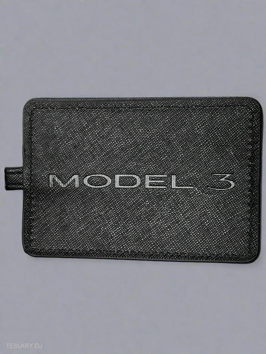 Modern Key Case Cover with Tesla Model 3 logo -TESLARY.IE Tesla Shop Europe