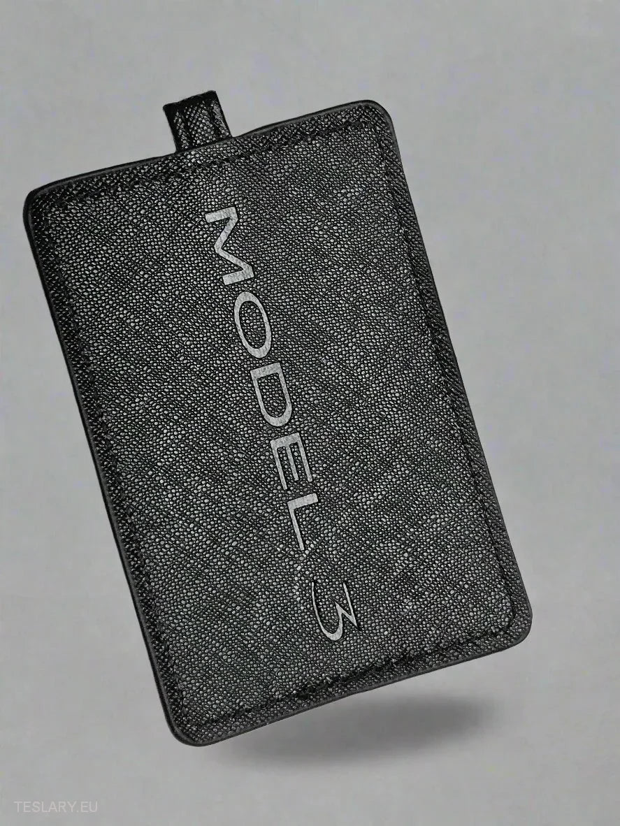 Modern Key Case Cover with Tesla Model 3 logo -TESLARY.IE Tesla Shop Europe