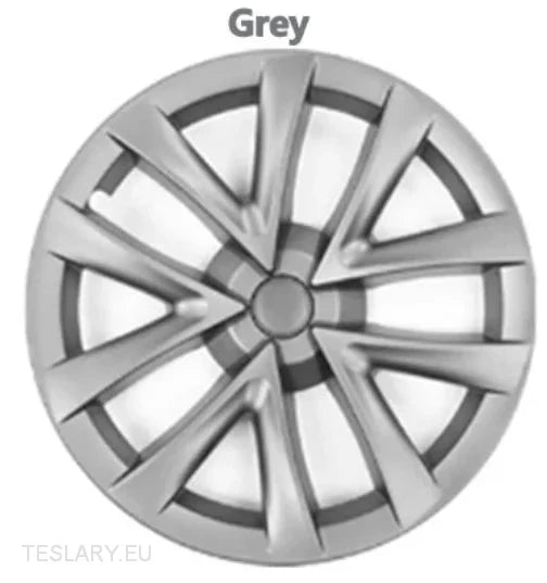 Tesla 3 18" Full Rim Silver & Black Arachnid Sport Style Wheel Covers -TESLARY.IE Tesla Shop Europe