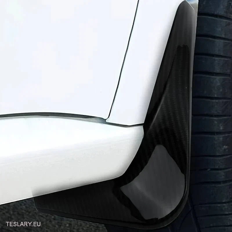 Tesla Model 3 & Highland Carbon Fiber Style Mud Flaps ( 4 Pieces ) - Tesla Shop Europe - TESLARY.IE Ireland - France boutique- Deutschland Geschäft- España comercio - Nederland winkel- TESLARY.IE