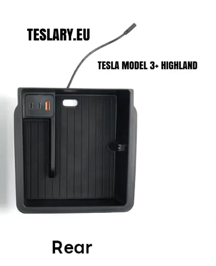 Tesla Model 3+ Highland Centre Storage Trays with USB Ports