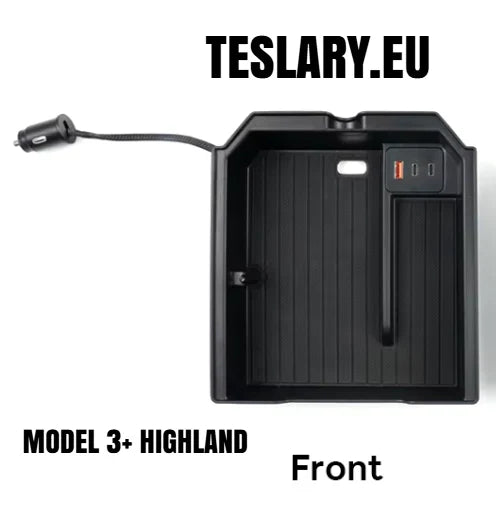 Tesla Model 3+ Highland Centre Storage Trays with USB Ports