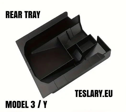 Tesla Model 3 / Y Centre Console Rear Organiser Trays Front & Rear Option