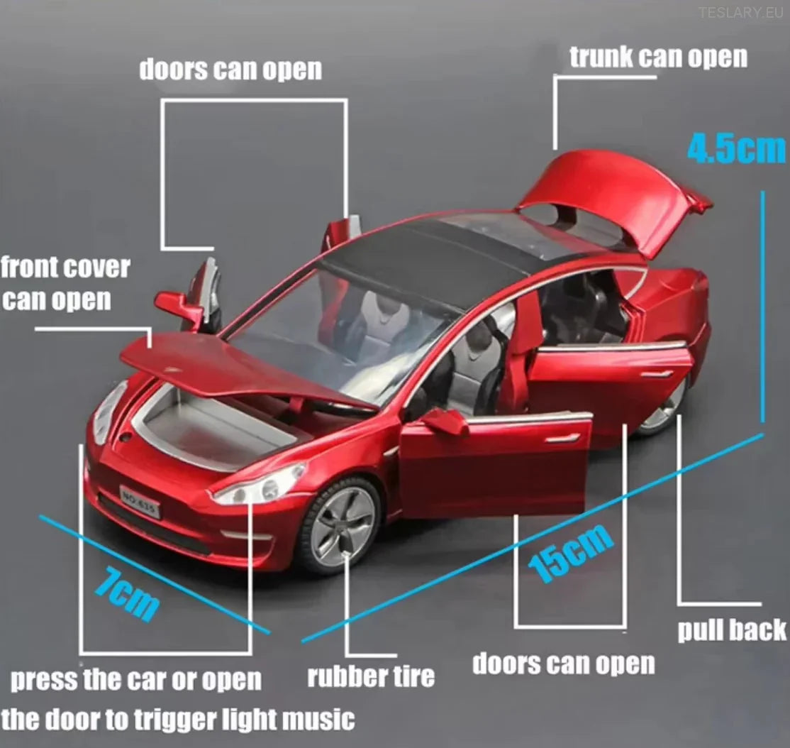 Tesla Model 3 2023 Scale 1:32 Unofficial Version