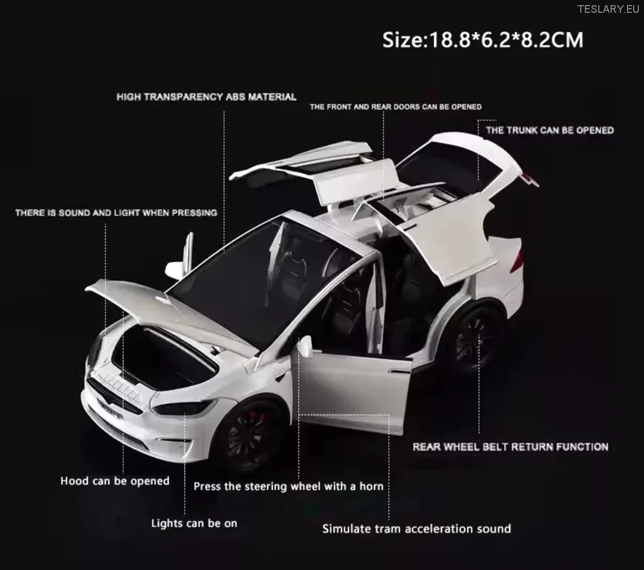 Tesla Model Model X  1:24 Scale Model Unofficial Version